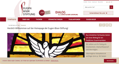 Desktop Screenshot of eugen-biser-stiftung.de